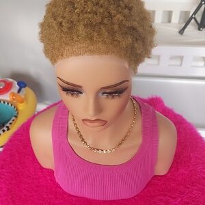 Curly Brown Wig for Women